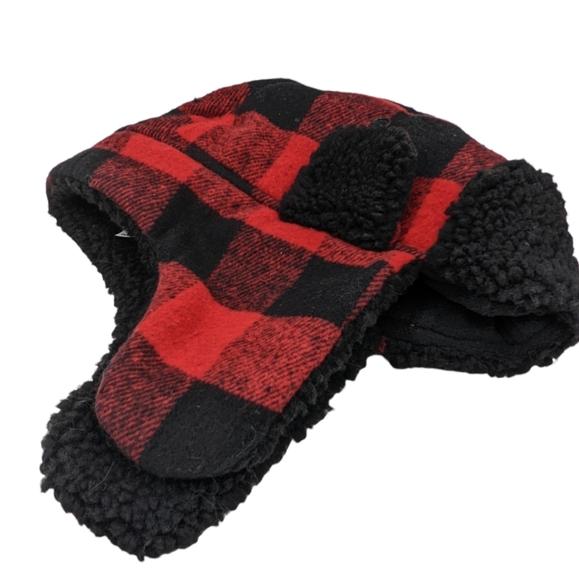 NEW NWOT Christmas Vacation Eddie WARM WINTER Hat Ear Flaps Red TACKY PARTY - Picture 4 of 8